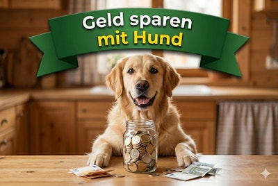Geld sparen mit Hund: Tipps für Futter, Zubehör & Pflege
