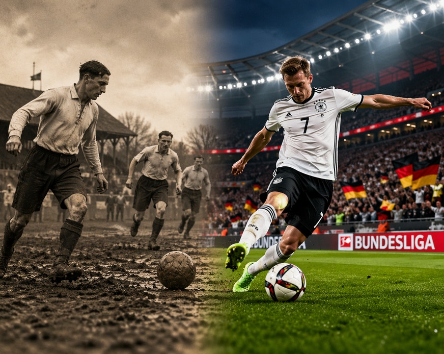 Die Geschichte des Deutschen Fußballs und was junge Spieler heute wissen müssen